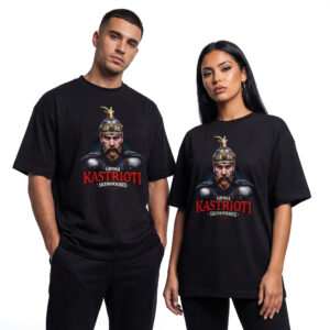 Unisex Oversized Gjergj Kastrioti Skenderbeu high neck t-shirt
